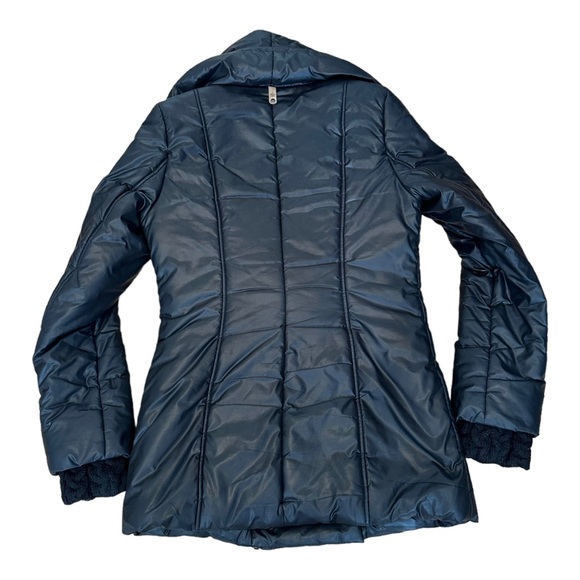 SOLD:Mackage Women's Down Kay Knit Collar Puffer Jacket - Black, S - Picture 13 of 13